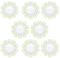 20 × 40 seating layout
